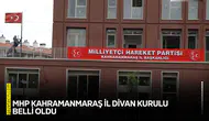 MHP Kahramanmaraş İl Divan Kurulu belli oldu