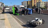 Otomobille çarpışan motosikletin sürücüsü hayatını kaybetti