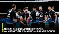 Akedaş Onikişubat Belediyespor, Halkbank deplasmanından puansız döndü