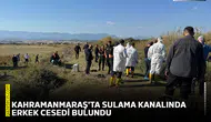 Kahramanmaraş'ta sulama kanalında erkek cesedi bulundu