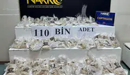 Otomobilde 110 bin uyuşturucu hap ele geçirildi