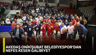 AKEDAŞ Onikişubat Belediyespor’dan nefes kesen galibiyet