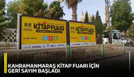 Kahramanmaraş Kitap Fuarı için geri sayım başladı