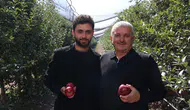 25 yaşındaki genç, babasının elma bahçesini 3 yılda 730 dönüm büyüttü