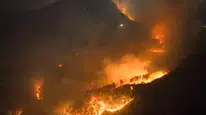 Antalya'da çıkan orman yangınına müdahale ediliyor
