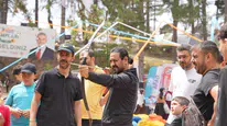 Kahramanmaraş’ta baba ve oğullarına unutulmaz kamp deneyimi