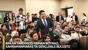 Bakan Yardımcısı Osman Boyraz, Kahramanmaraş’ta gençlerle buluştu