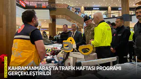 Kahramanmaraş'ta trafik haftası programı gerçekleştirildi