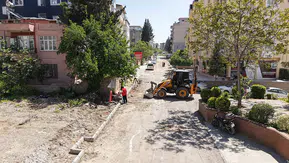 Kahramanmaraş’ta altyapısı tamamlanan cadde ve sokaklar yenileniyor