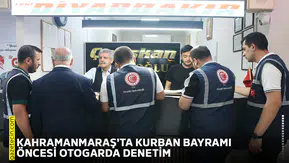 Kahramanmaraş'ta Kurban Bayramı öncesi otogarda denetim