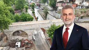 Tarihi Kanlıdere Köprüsü’nün restorasyonu tamamlanıyor
