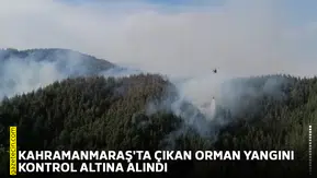 Kahramanmaraş'ta çıkan orman yangını kontrol altına alındı