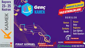 KAMEK kurslarında kayıt zamanı! Başvurular başladı