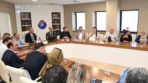 Medya temsilcileri Rektör Okumuş, ile bir araya geldi