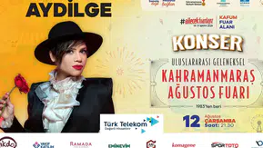 KAFUM fuar alanı Aydilge’nin şarkıları ile renklenecek
