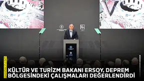 Kültür ve Turizm Bakanı Ersoy, deprem bölgesindeki çalışmaları değerlendirdi