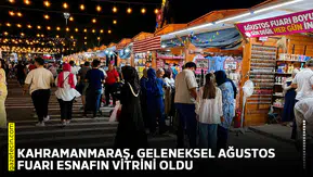 Kahramanmaraş, Geleneksel Ağustos Fuarı esnafın vitrini oldu