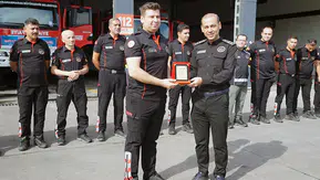 Kahraman itfaiyecilerin haftası kutlanıyor
