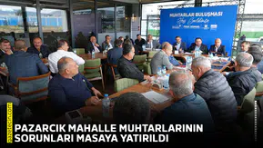 Pazarcık mahalle muhtarlarının sorunları masaya yatırıldı