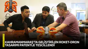 Kahramanmaraş’ta geliştirilen roket-dron tasarımı patentle tescillendi