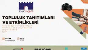 Pusula Maraş, gençleri topluluk tanıtımları etkinlikleriyle buluşturuyor