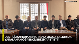 Destici, Kahramanmaraş'ta okula saldırıda yaralanan öğrencileri ziyaret etti