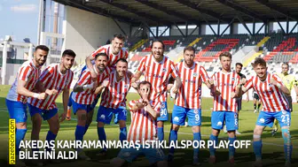 AKEDAŞ Kahramanmaraş İstiklalspor play-off biletini aldı