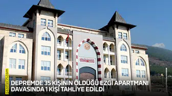 35 kişinin öldüğü Ezgi Apartmanı davasında 1 kişi tahliye edildi