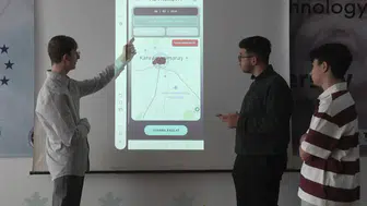 Lise öğrencilerinden güvenli yol rotası oluşturan uygulama