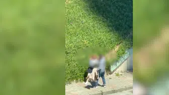 Maltepe'de sokakta bir kadına şiddet uygulayan zanlı yakalandı