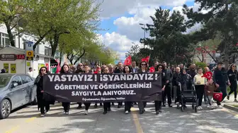 Şanlıurfa ve Kahramanmaraş'taki okul saldırıları sessiz yürüyüş ile tepki gösterildi