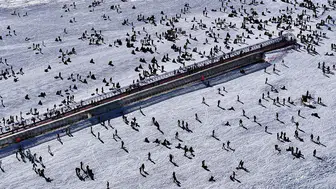 Erciyes'te sezon kapanmadan tüm zamanların ziyaretçi rekoruna ulaşıldı