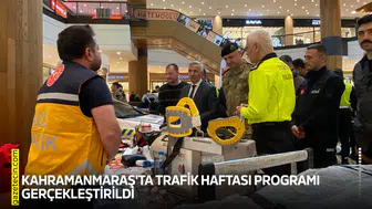 Kahramanmaraş'ta trafik haftası programı gerçekleştirildi
