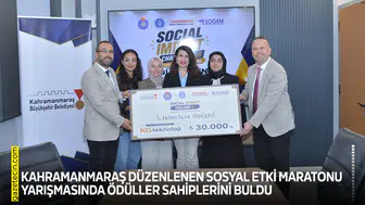Sosyal Etki Maratonu yarışmasında ödüller sahiplerini buldu