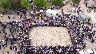 Taşkın Dede geleneği binlerce kişiyi aynı sofrada buluşturdu