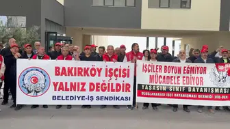 Bakırköy Belediyesindeki işten çıkarmalar protesto edildi