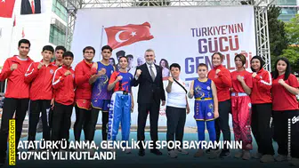 Atatürk’ü Anma, Gençlik ve Spor Bayramı’nın 107’nci yılı kutlandı