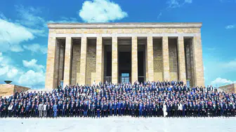 TOBB heyeti Ata’nın huzurunda