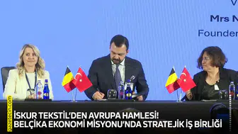 İSKUR Tekstil’den Avrupa hamlesi! Belçika Ekonomi Misyonu’nda stratejik iş birliği