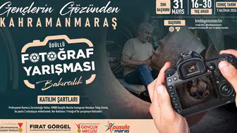 Kahramanmaraş’ta gençlere yönelik ödüllü fotoğraf yarışması