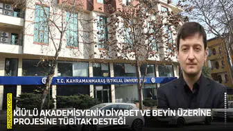 KİÜ’lü Akademisyenin diyabet ve beyin üzerine projesine TÜBİTAK desteği