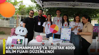 Kahramanmaraş’ta TÜBİTAK 4006 Bilim Fuarı düzenlendi