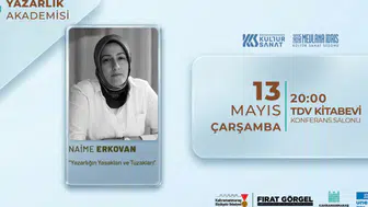 Yazar Naime Erkovan, yazarlığın bilinmeyenlerini anlatacak