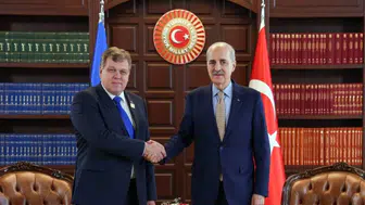 TBMM Başkanı Kurtulmuş, Estonya Parlamentosu Başkanı ile görüştü