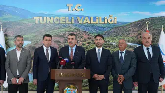 Bakan Tekin, Tunceli'de il eğitim değerlendirme toplantısına katıldı