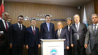 Bakanlar Kurum ve Yumaklı Kayseri'de ziyaretlerde bulundu