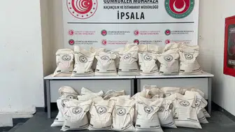 İpsala Sınır Kapısı'nda 1 ton 470 kilogram uyuşturucu ele geçirildi
