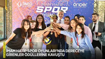 İmam Hatip Spor Oyunları’nda dereceye girenler ödüllerine kavuştu