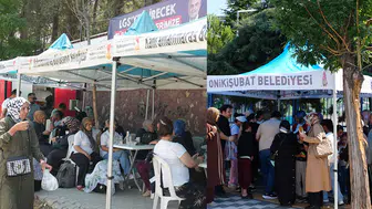 Sınav günü veliler unutulmadı! Bekleme alanları ve ikramlar takdir topladı