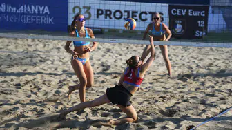 CEV Plaj Voleybolu Milletler Kupası Türkiye etabı, Alanya'da başladı